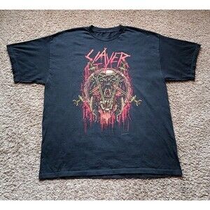 Slayer T-Shirt Men’s Size XL Band Graphic Print Black Shirt